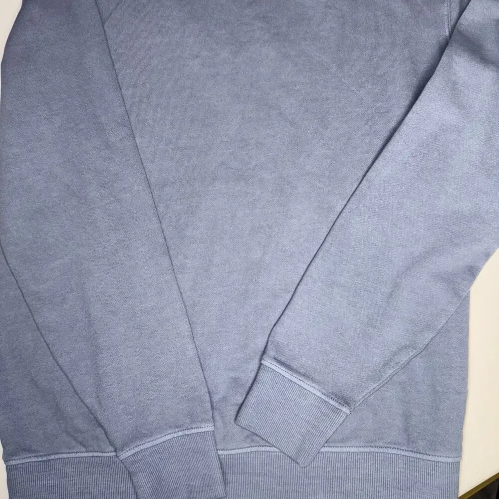 Goodfellow & Co Blue Crewneck Terry Pullover Sweatshirt Men's Large - Picture 7 of 7